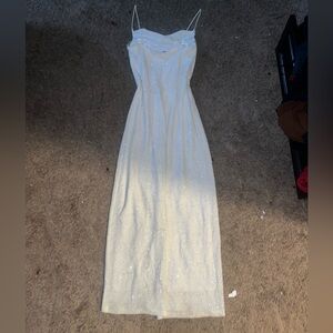 Elegant White Evening Dress